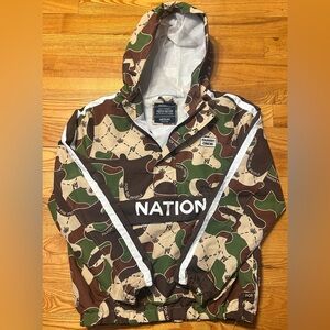 Nation Camouflage Men's Lightweight Anorak Jacket